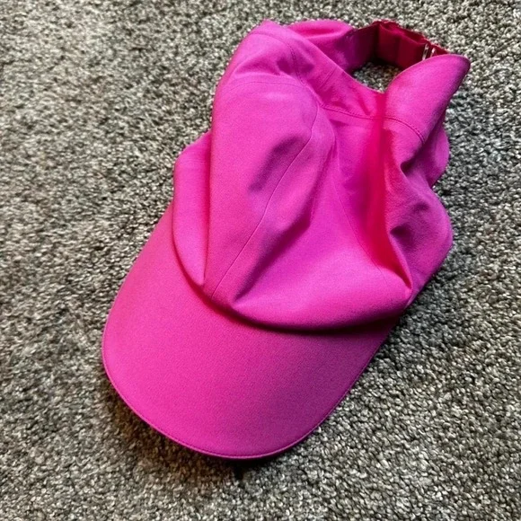 Lululemon athleisure activewear running ponytail hat one size pink - Picture 2 of 5